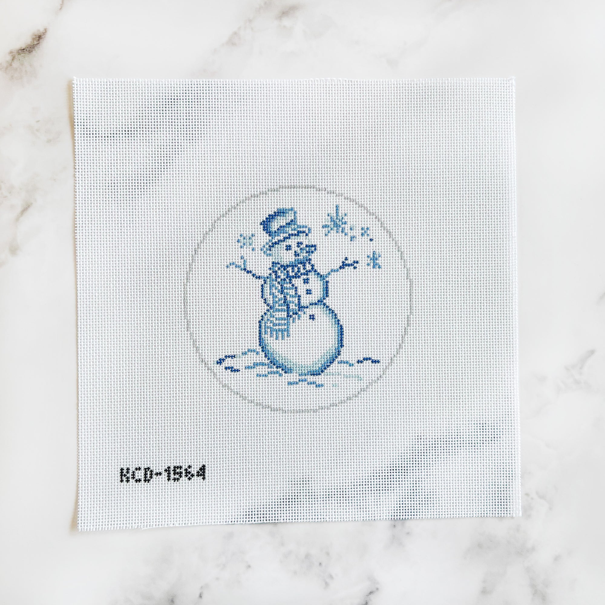 Blue Snowman