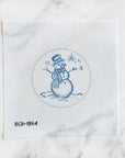 Blue Snowman