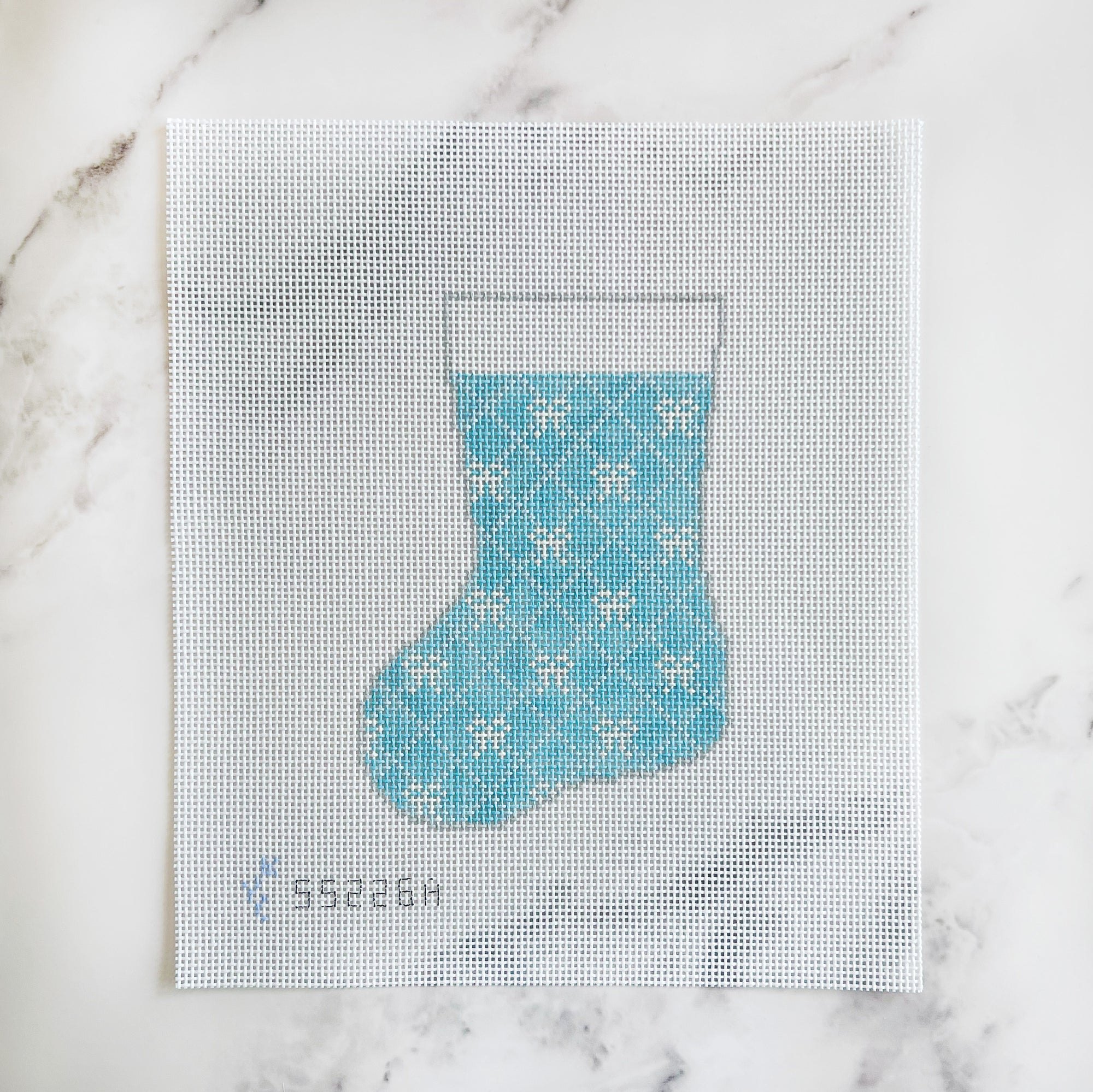 Bow Mini-Stocking - Turquoise