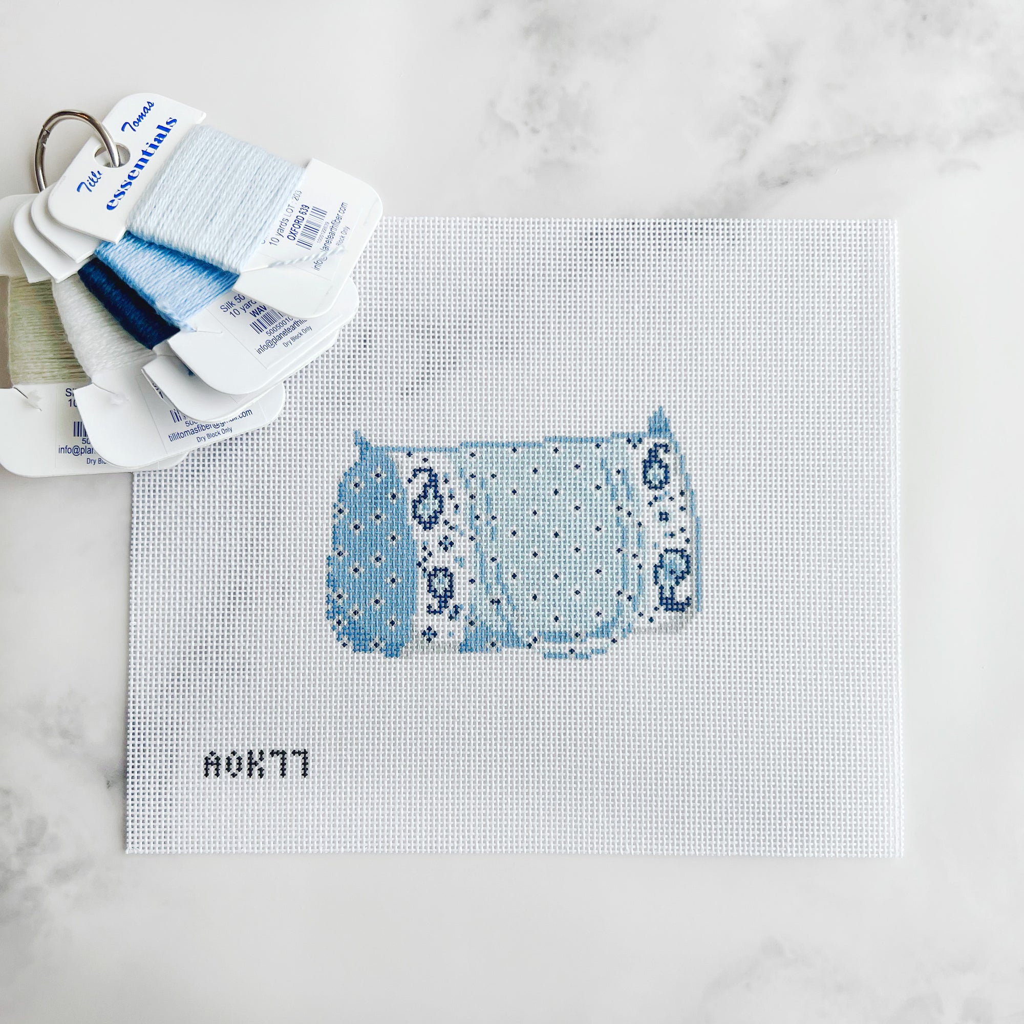 French Duffle Bag - Blue