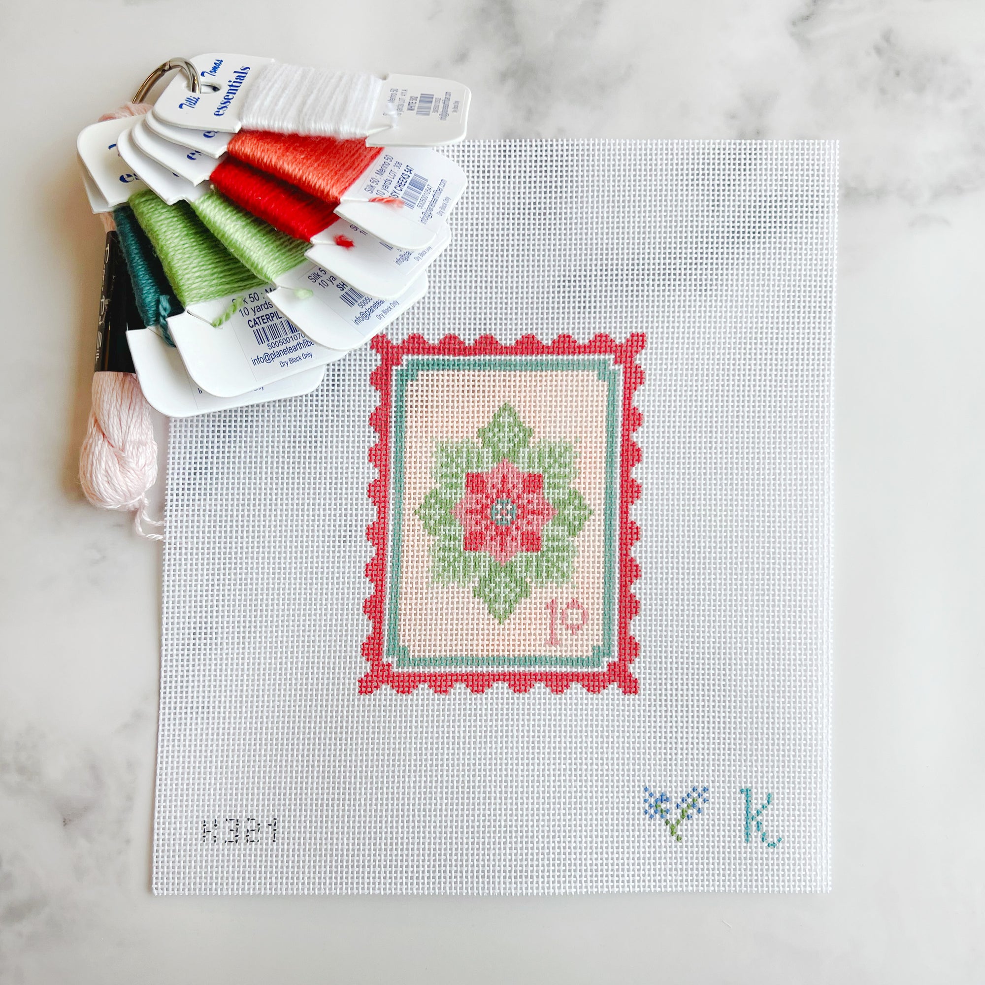 Poinsettia Holiday Stamp - Kay Irby