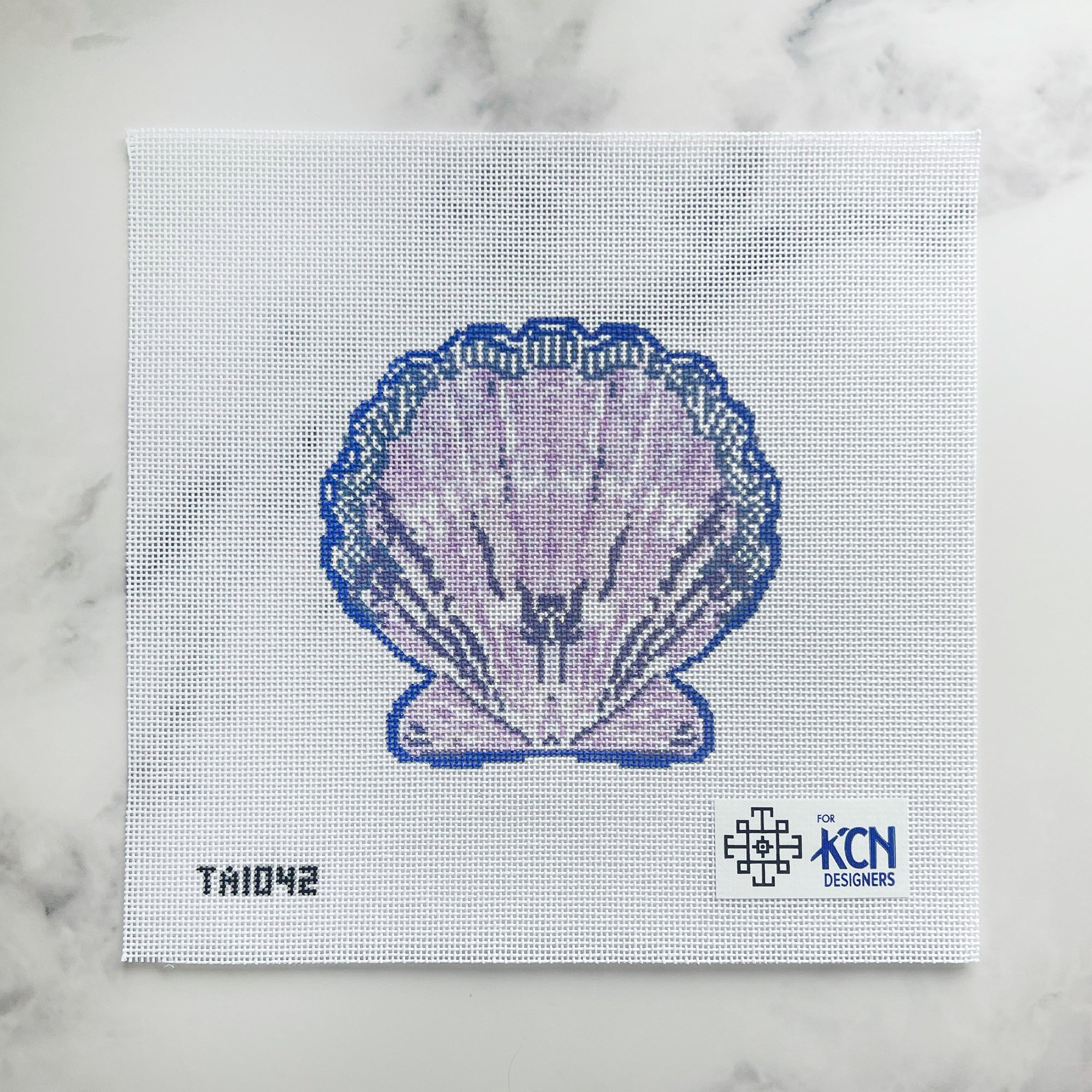 Scallop Ornament - Lavender