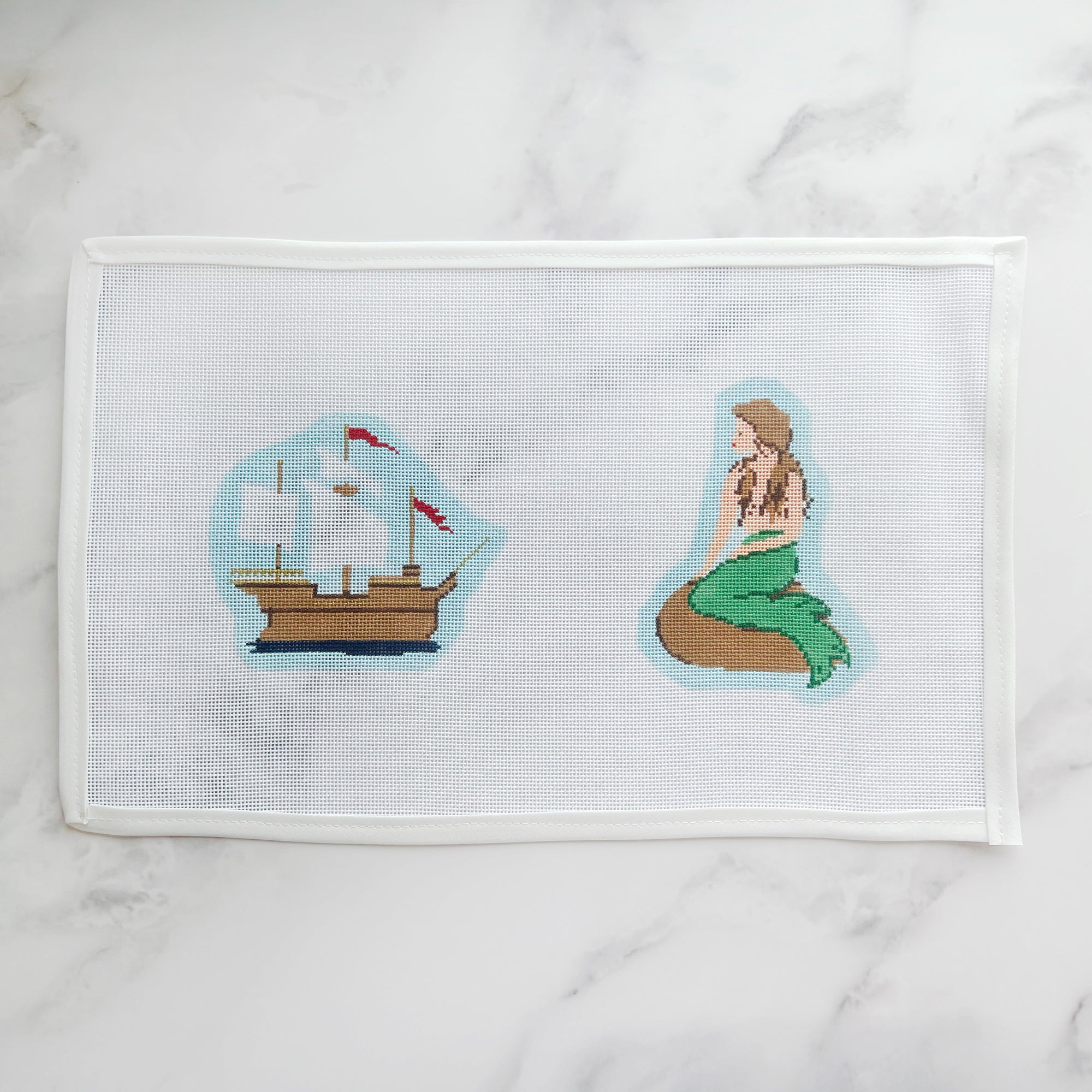 Little Mermaid and Ship with Stitch Guide