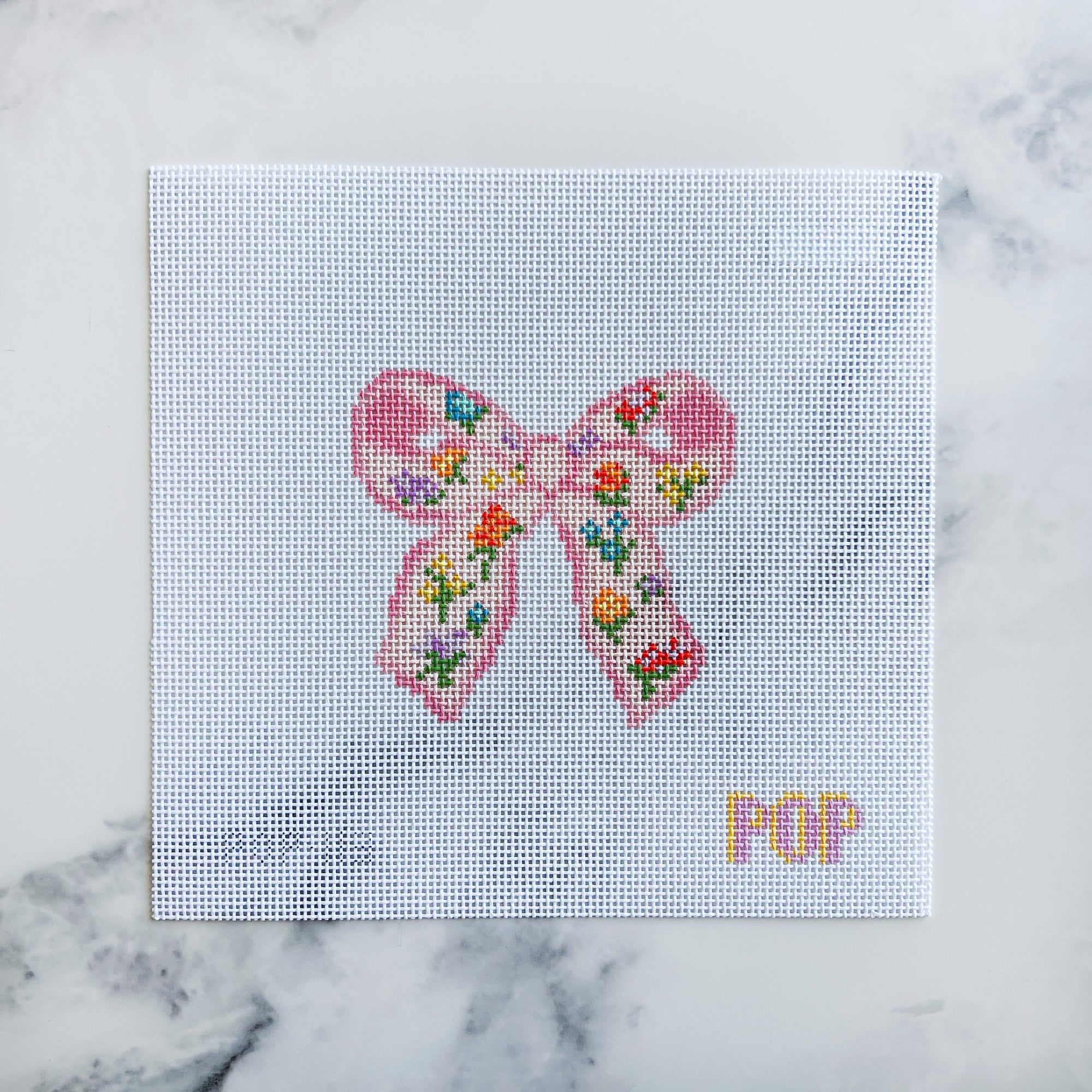 Pink Floral Bow