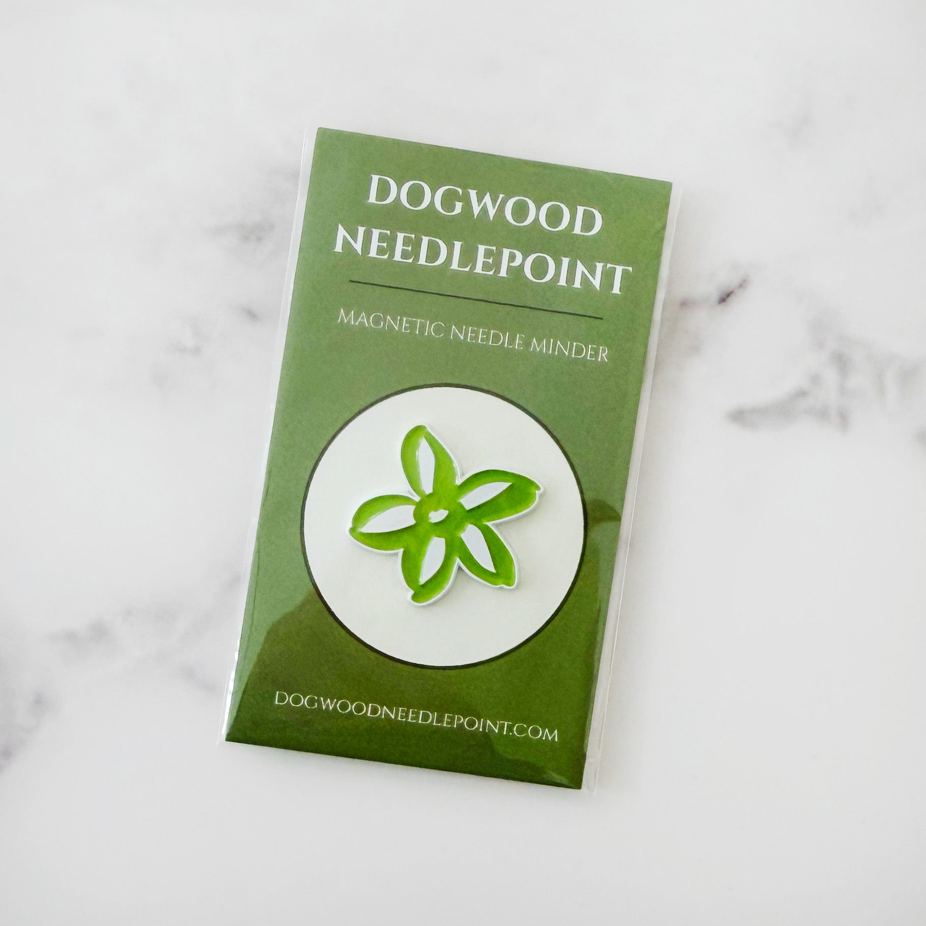 Dogwood Needlepoint Logo Needleminder