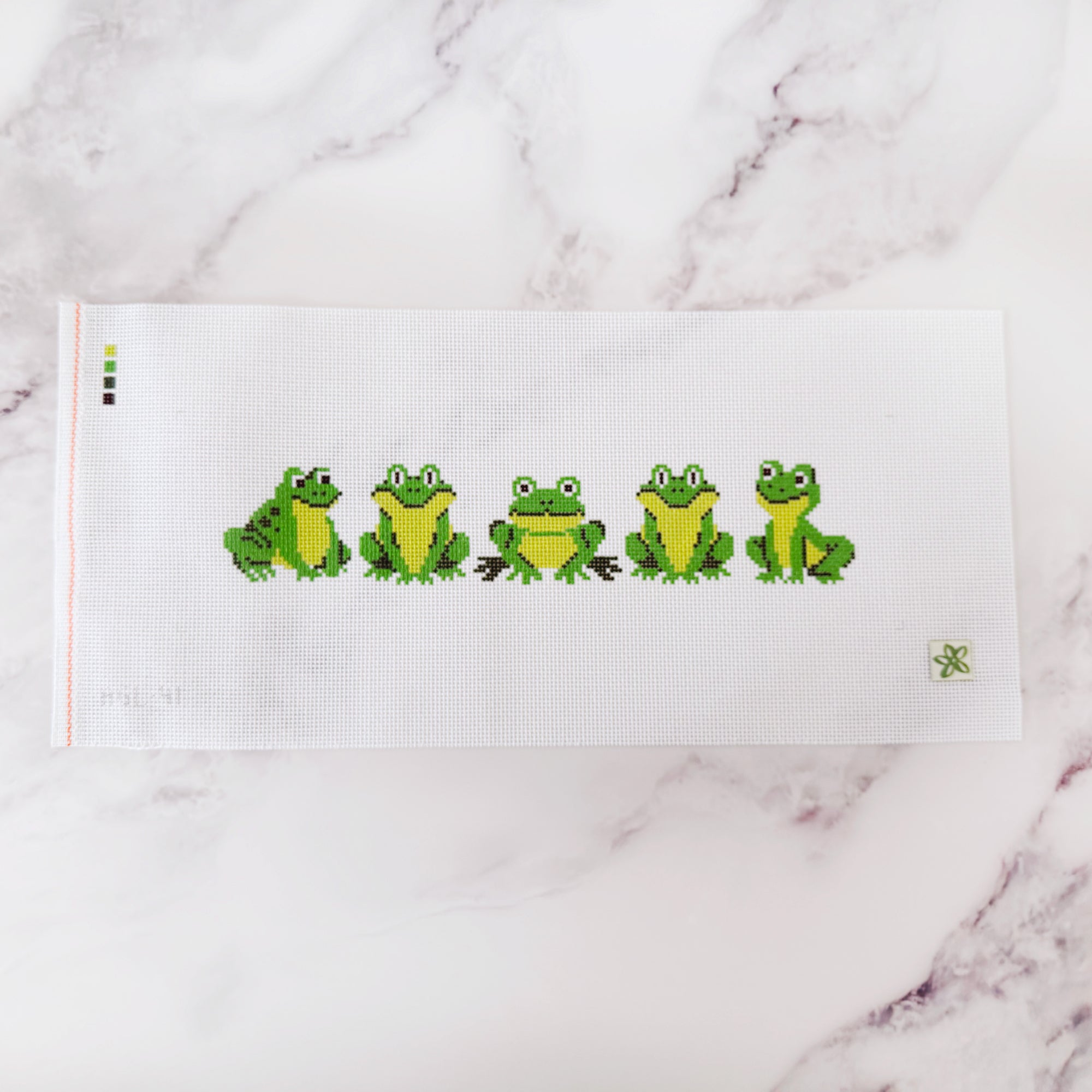 Frogs in a Line