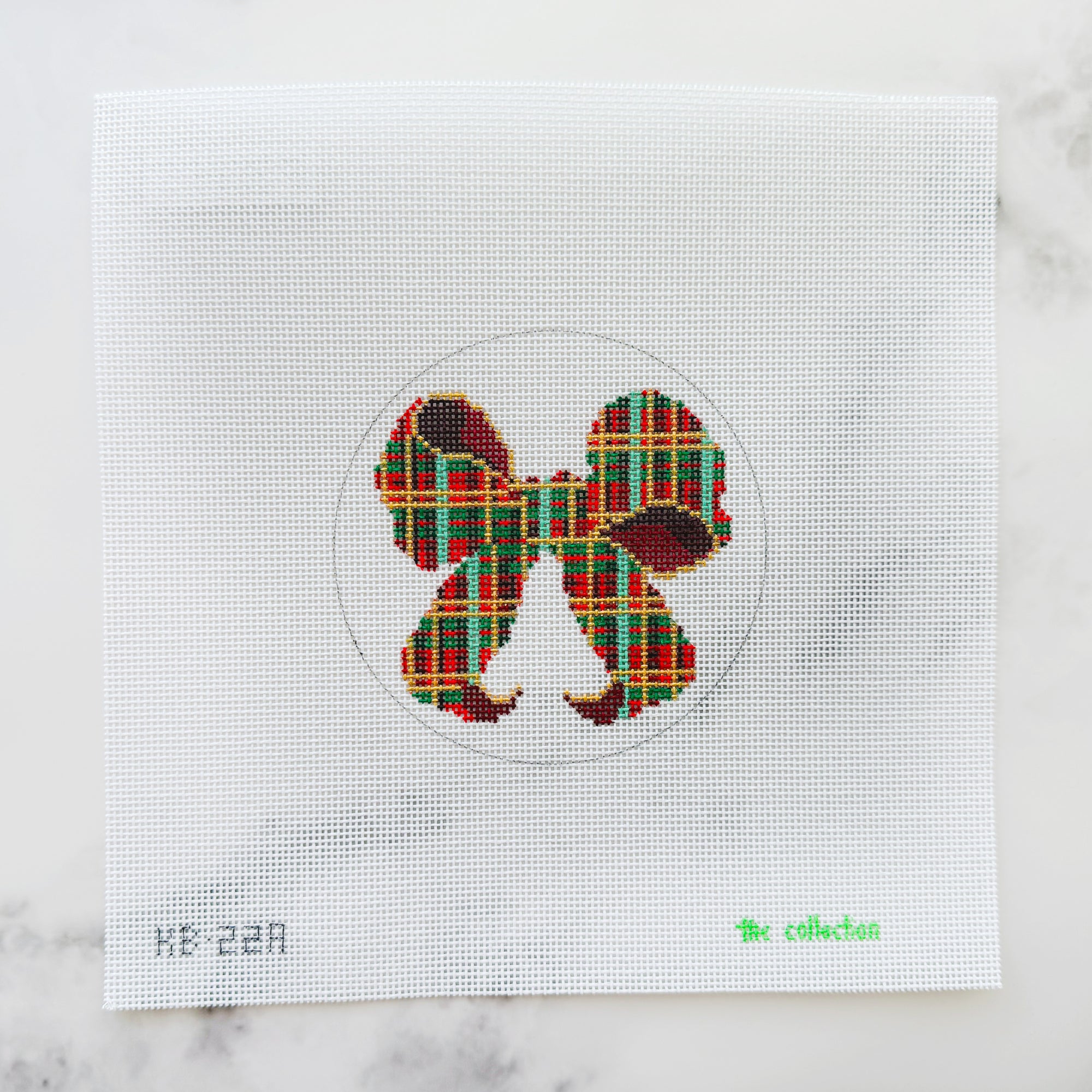 Mini Bow Plaid