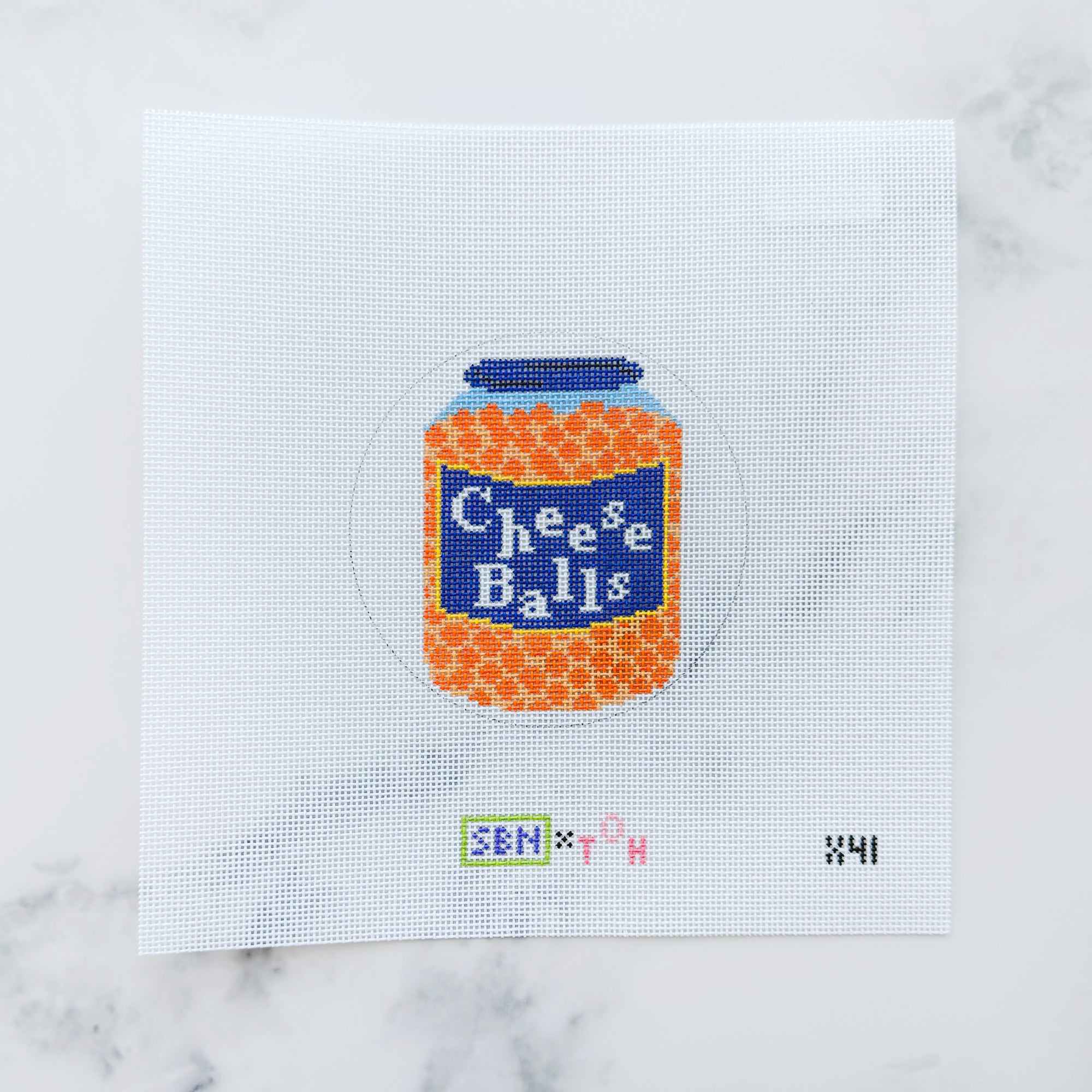 Cheese Balls  - Over the Hill Needlepoint
