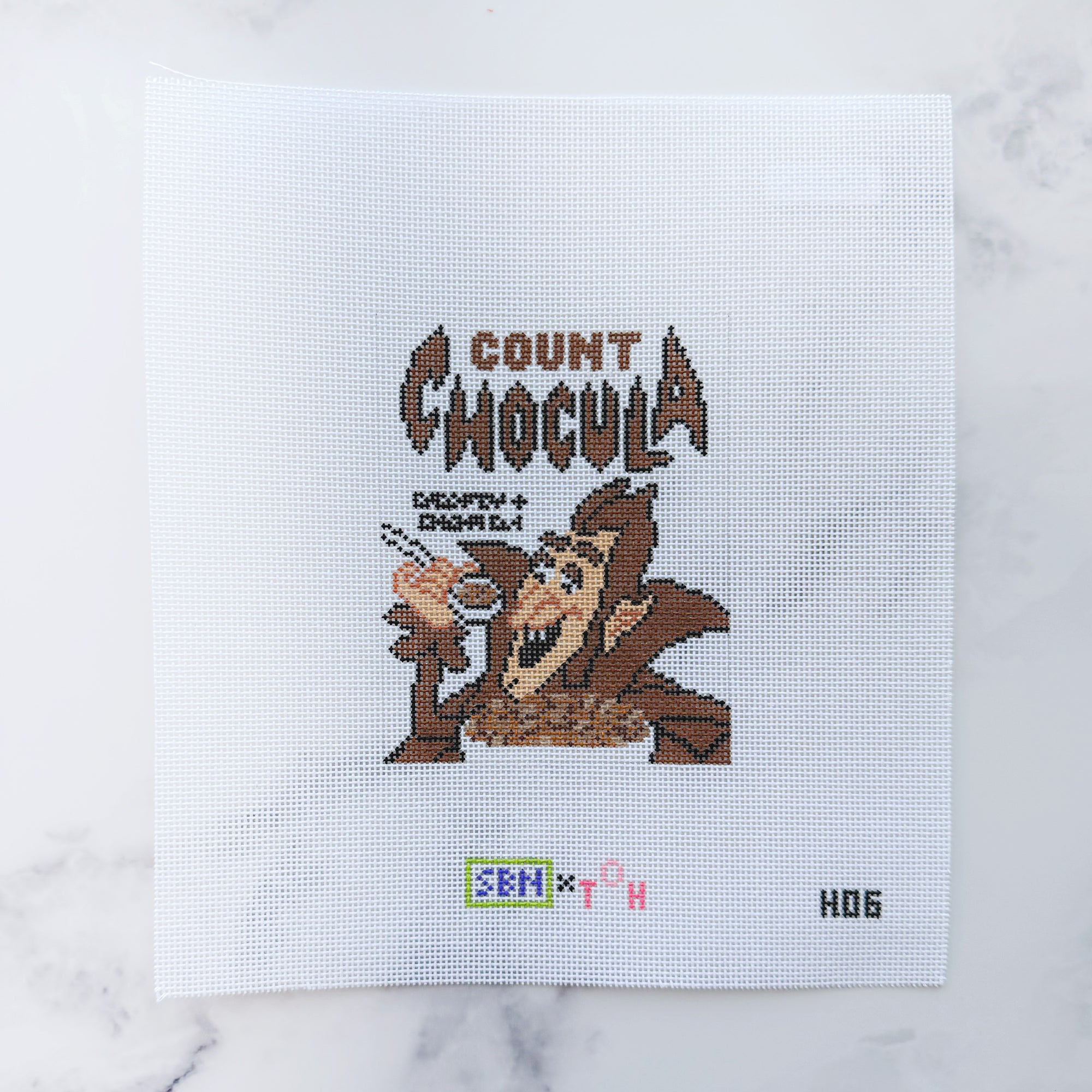 Count Chocula Cereal - Over the Hill Needlepoint