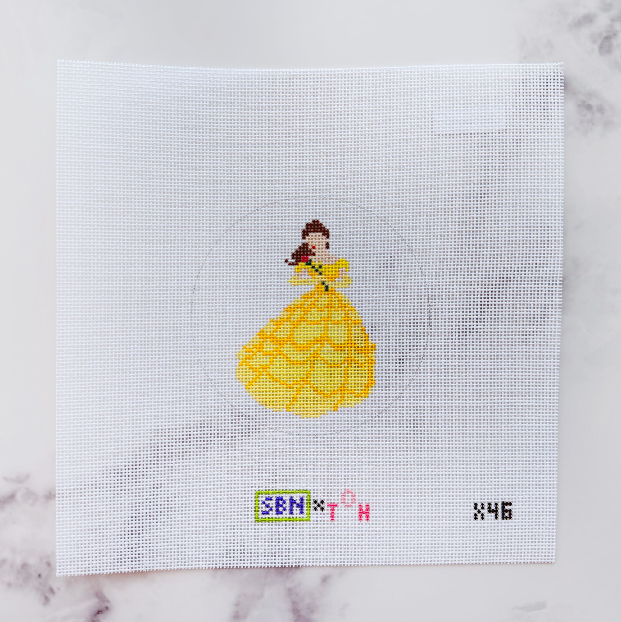Belle - Over the Hill Needlepoint