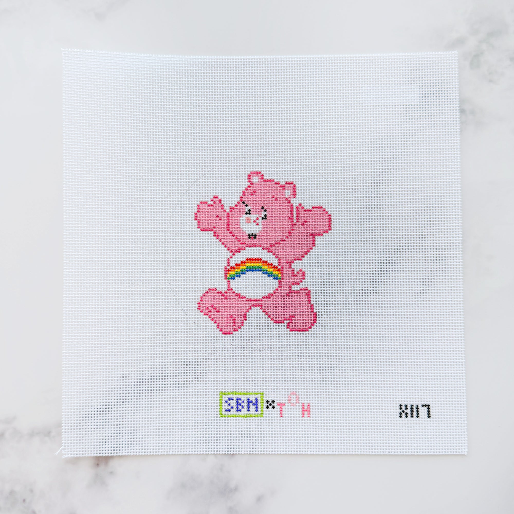 Cheer Bear - Over the Hill Needlepoint