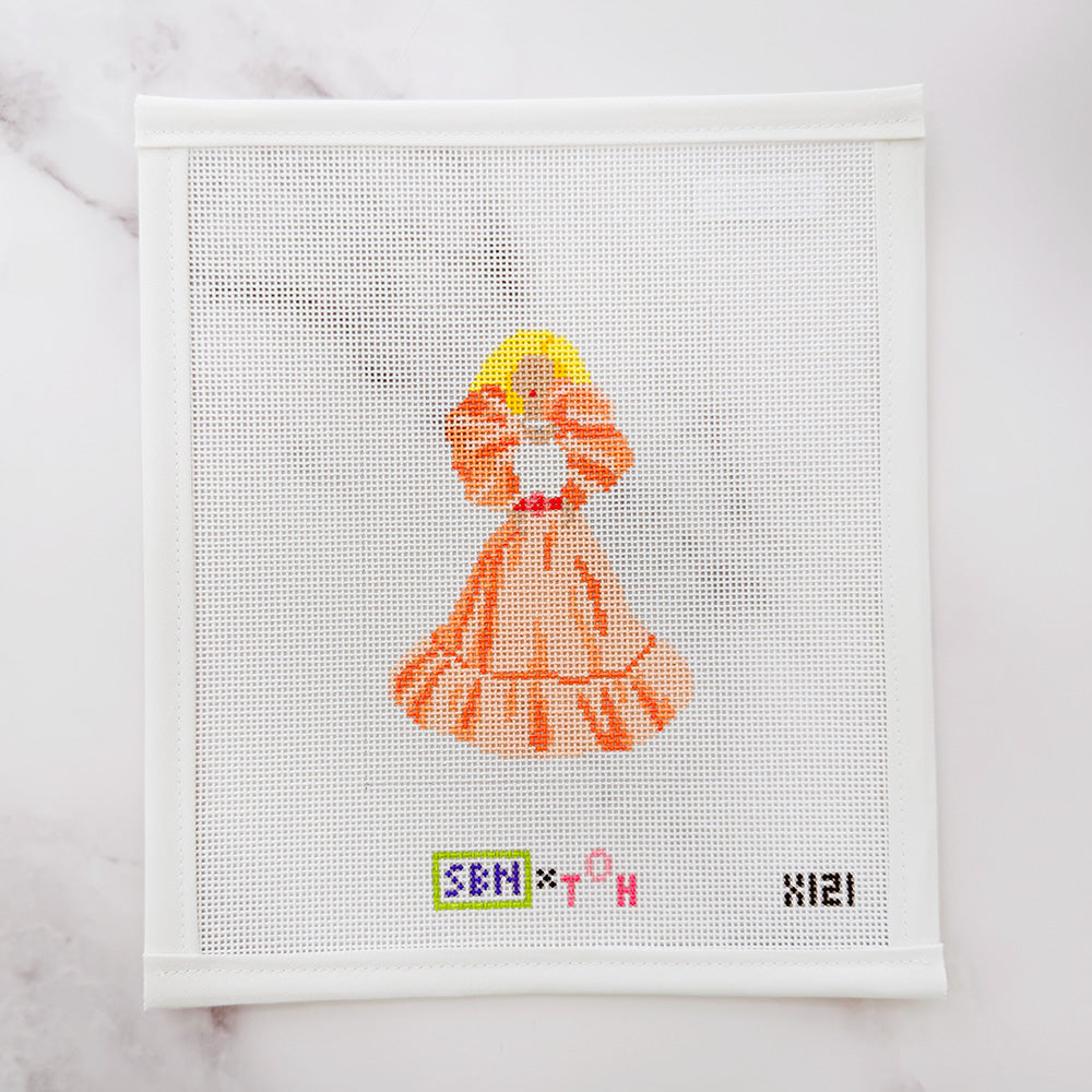 Peaches 'n Cream Barbie - Over the Hill Needlepoint