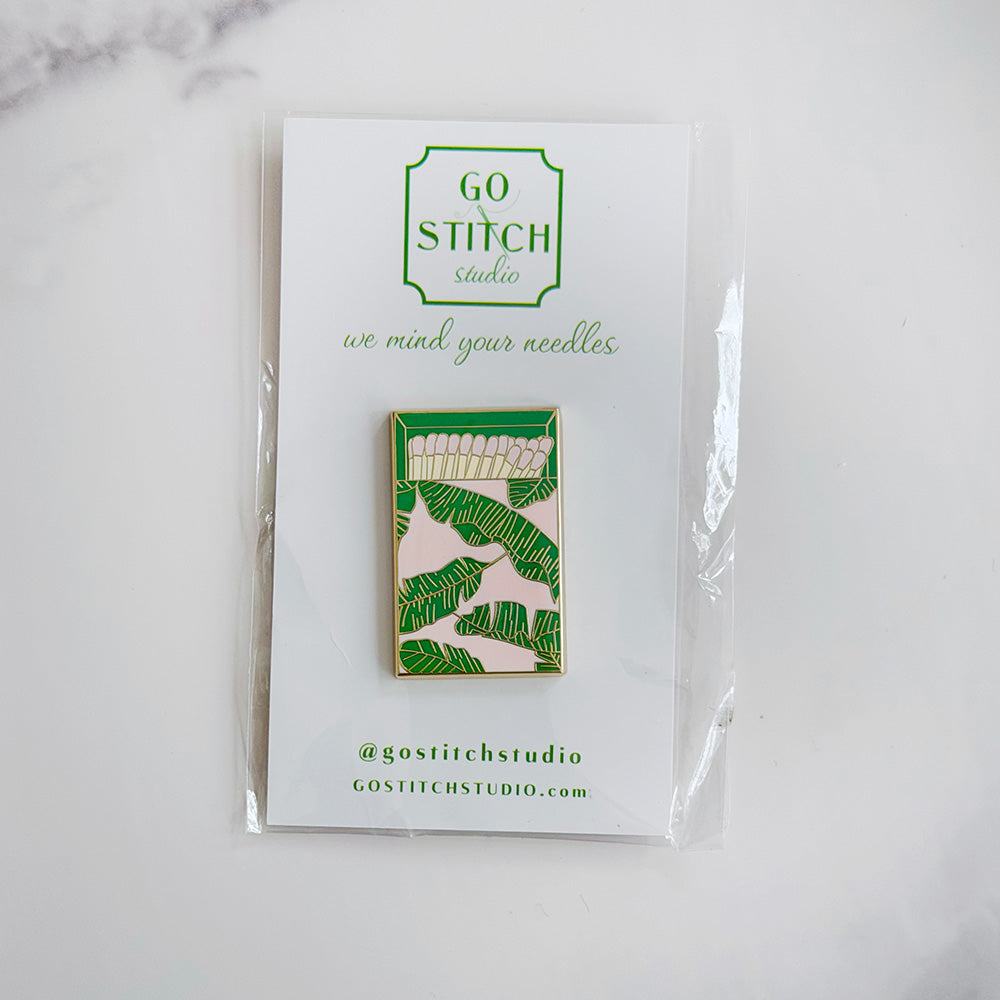 Palm Beach Matchbox Needleminder – The Southern Stitch