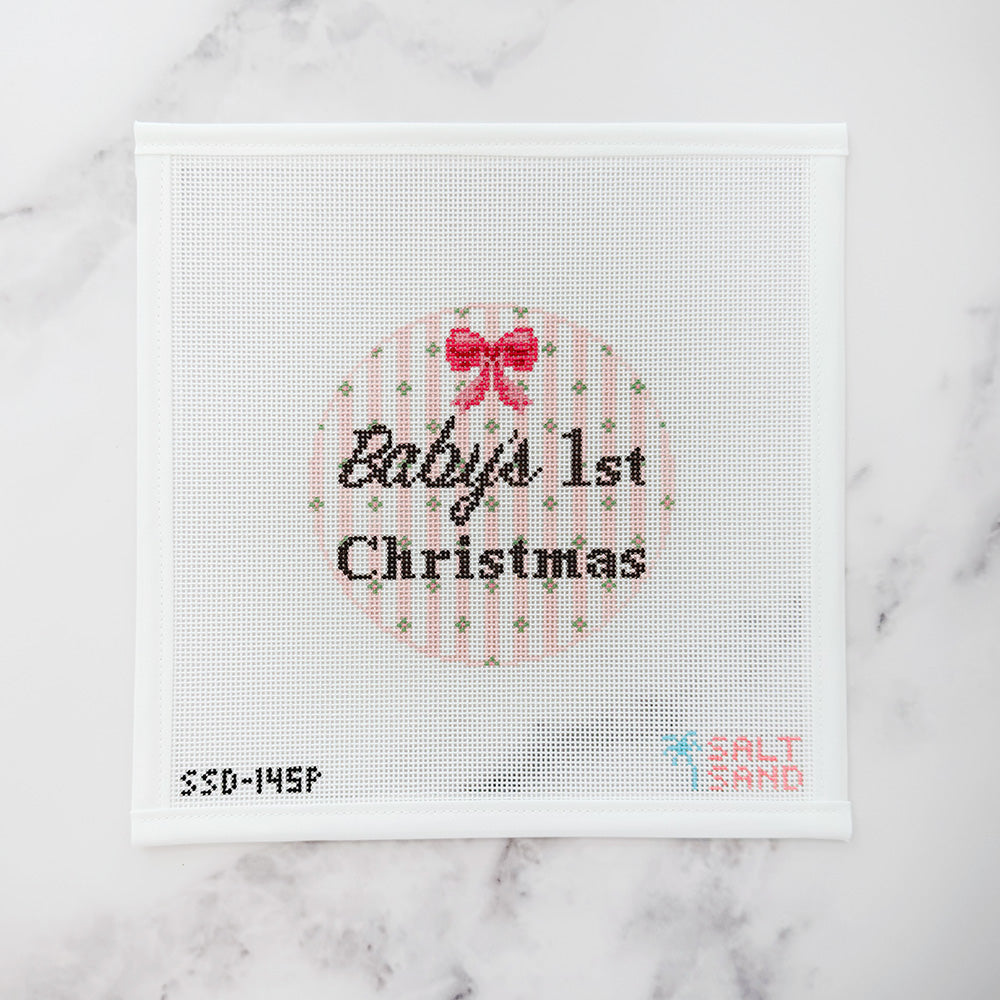 Pink Baby's First Christmas