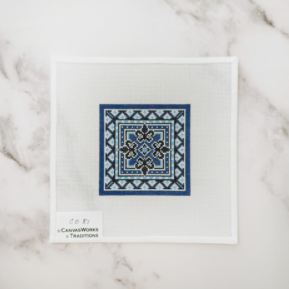 Blue Square Pattern
