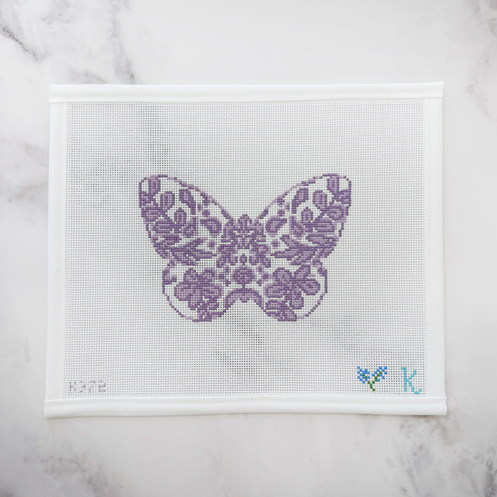 Purple Chinoiserie Butterfly