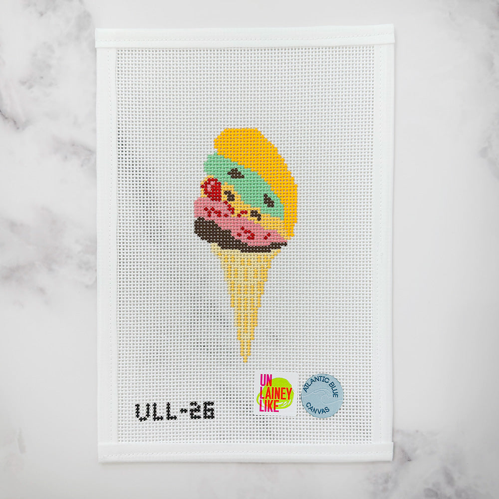 Rainbow Ice Cream Cone