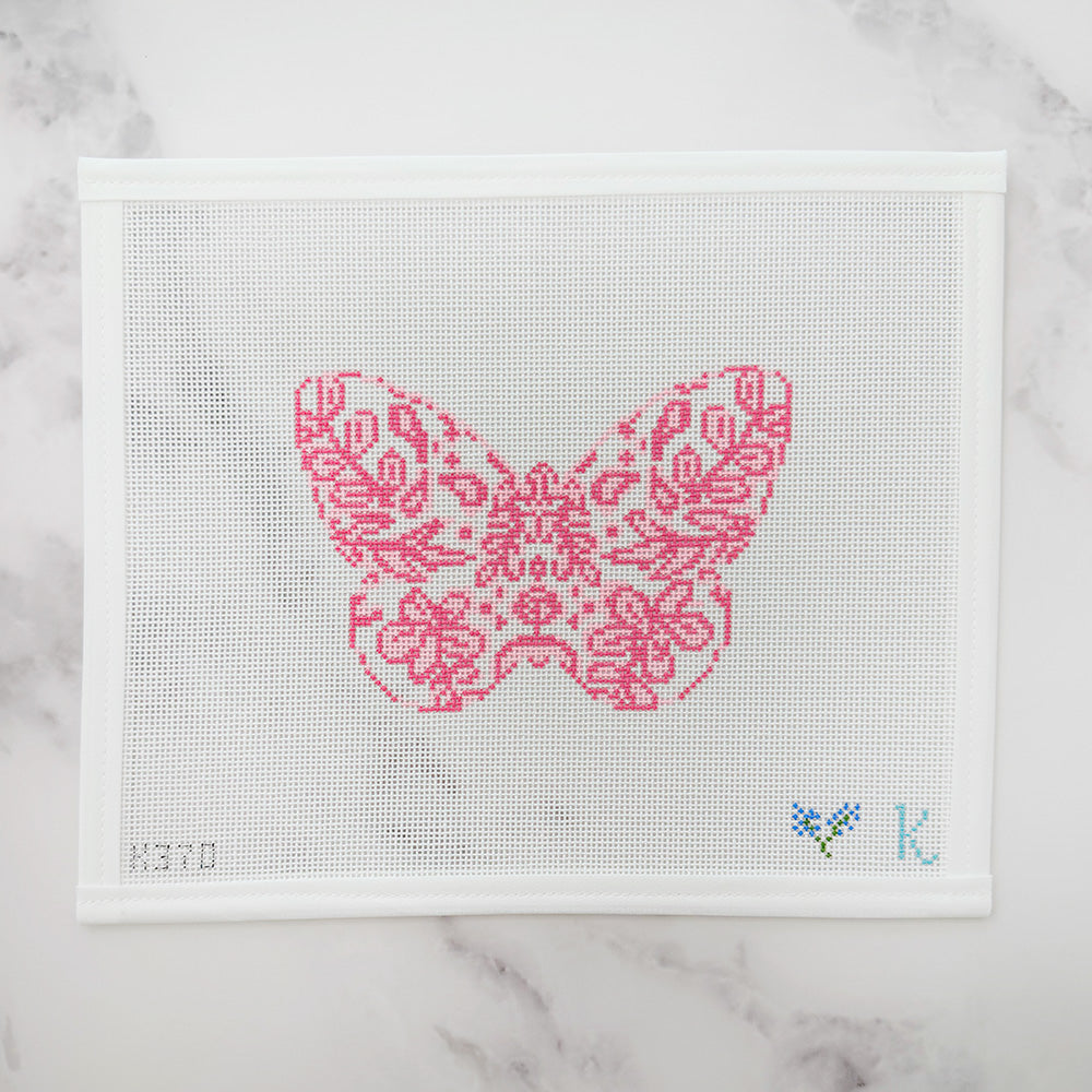 Pink Chinoiserie Butterfly
