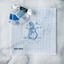 Blue Snowman