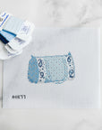 French Duffle Bag - Blue