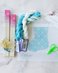Bow Mini-Stocking - Turquoise