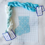 Bow Mini-Stocking - Turquoise