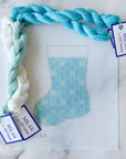 Bow Mini-Stocking - Turquoise
