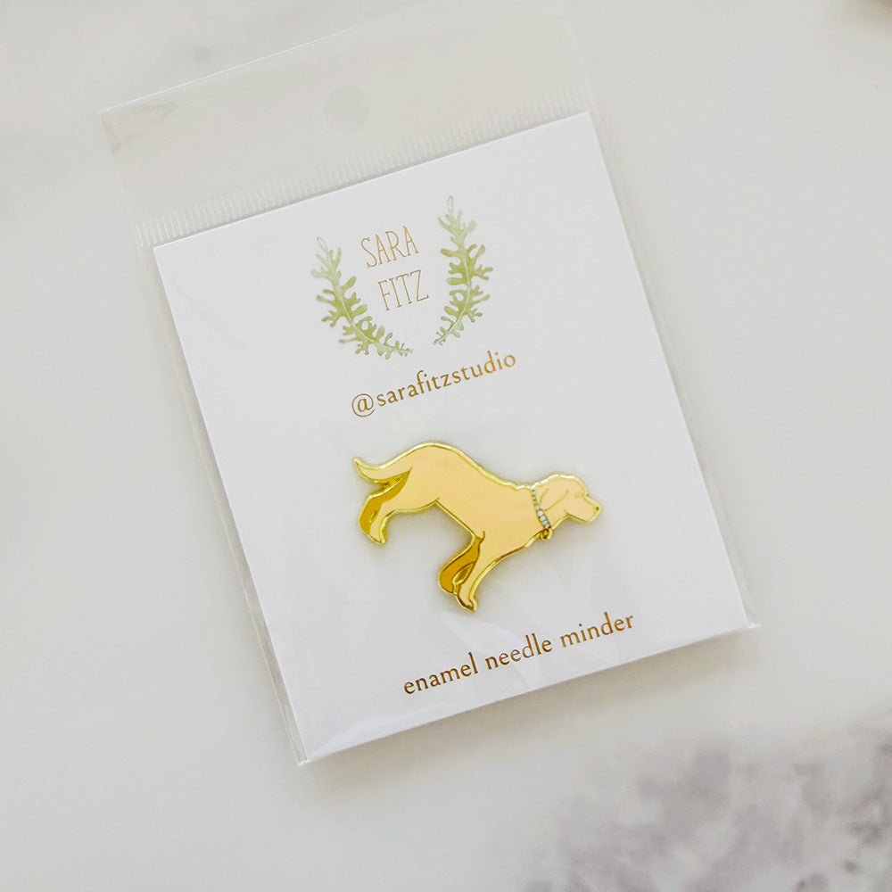 Golden Pup Needleminder